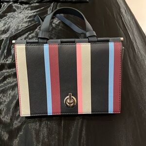 Zara trf striped bag